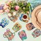 10-Piece Summer Beach Diamond Art Coaster Set – Slippers, Tropical Hawaiian, Ocean, Flamingo & Starfish Diamond Painting Coasters, Fun DIY Craft Kit for Beginners and Adults